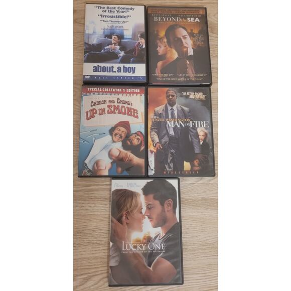 Lot Of 5 Mixed Genre Dvds Pre-owned Untested Movies Discs - Picture 2 of 9